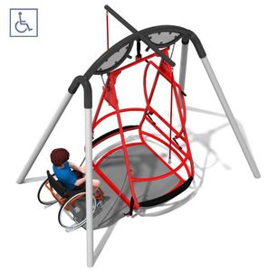 altalena disabile / in plastica / in alluminio / in acciaio galvanizzato