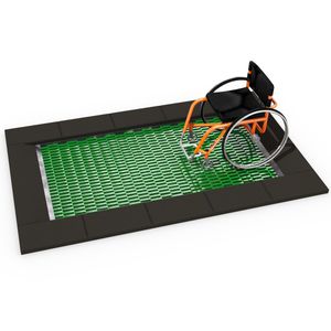 trampolino per parco giochi
