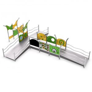 struttura ludica per disabili / per parco giochi / in HDPE / in acciaio inox