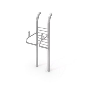 scala a pioli in acciaio / per percorso vita