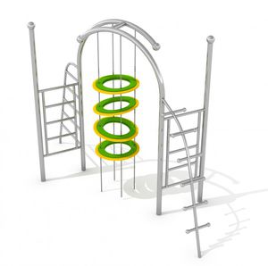 struttura d'arrampicata per parco giochi