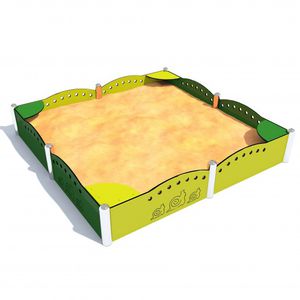 vasca di sabbia per parco giochi