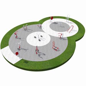 area fitness per esterni per parco giochi