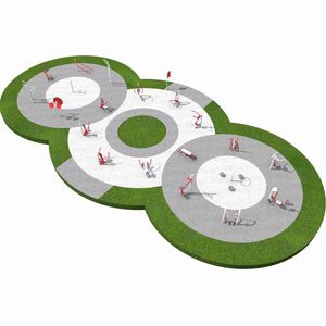 area fitness per esterni per parco giochi