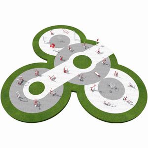 area fitness per esterni per parco giochi