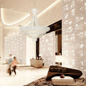 lampadario moderno / in vetro / in metallo / LED