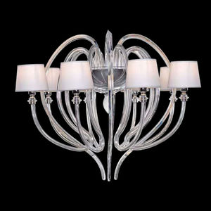 applique classica / in vetro / in tessuto / LED