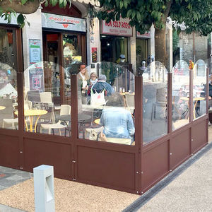 pannello paravento in metallo