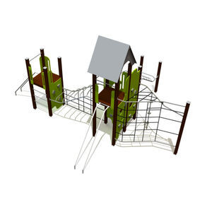 struttura d'arrampicata per parco giochi
