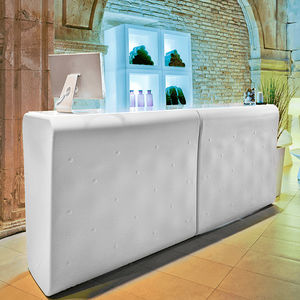 bancone da bar / in polietilene / dritto / luminoso