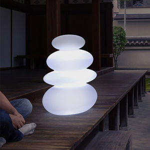 lampada da pavimento / moderna / in polietilene / a batteria ricaricabile