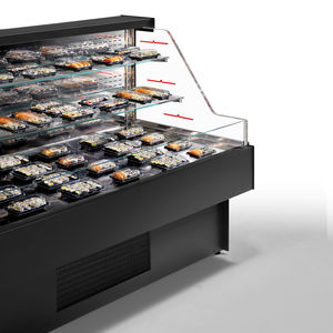 vetrina refrigerata con scaffali / illuminata / per negozio / per ristorante