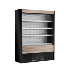 vetrina refrigerata con scaffali