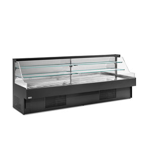 vetrina refrigerata con scaffali