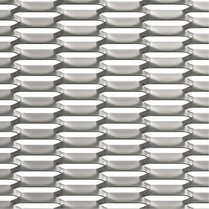 maglia metallica per parapetto / per recinzione / per frangisole / per soffitto