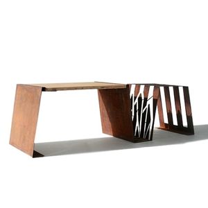 panca da giardino moderna