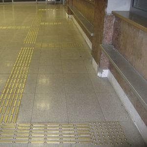 lastra guida tattile in acciaio inox