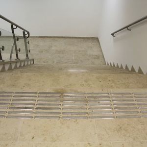 lastra guida tattile in acciaio inox