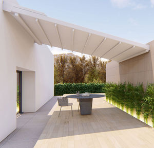 pergola addossata