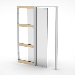controtelaio per porta scorrevole in vetro 1