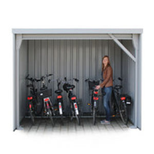 pensilina per biciclette in acciaio
