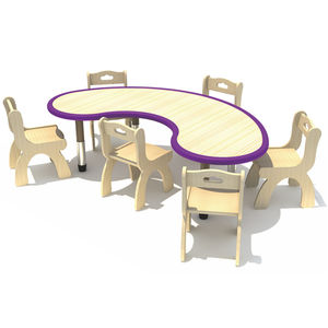 set tavolo e panca contemporaneo