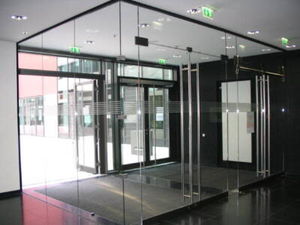 cerniera per porta a vetri