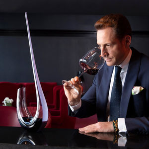 decanter in cristallo