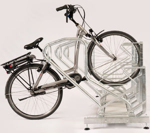 rastrelliera per biciclette in acciaio galvanizzato