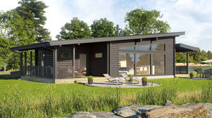 casa in legno massiccio assemblato