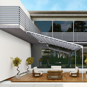 pergola addossata