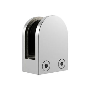 morsetto per vetro in acciaio inox