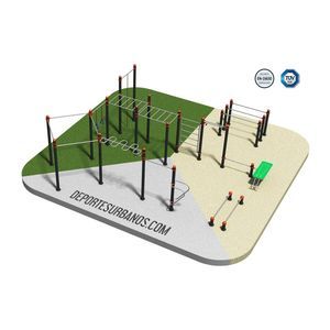 attrezzature di street workout per spazio pubblico