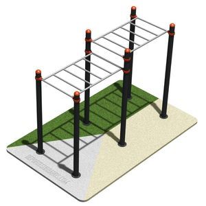 trave d'equilibrio per percorso vita