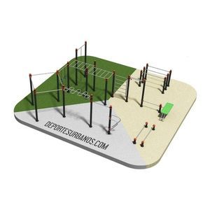 attrezzature di street workout per spazio pubblico 1