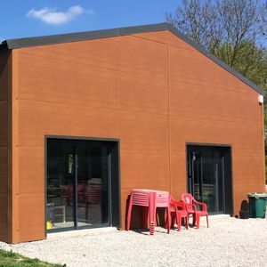 lamiera ondulata / grecata / in acciaio galvanizzato / per rivestimento di facciata