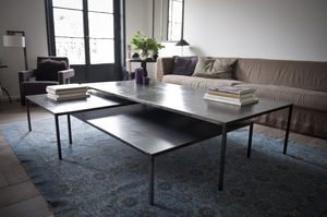 tavolino basso design industriale