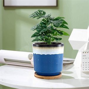 vaso da giardino in ceramica smaltata