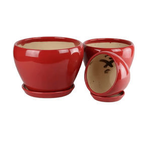 vaso da giardino in ceramica smaltata