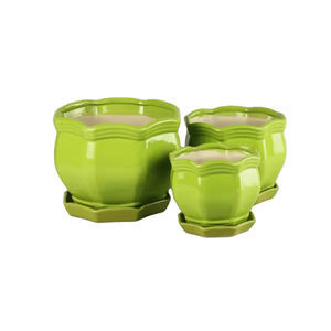 vaso da giardino in ceramica smaltata