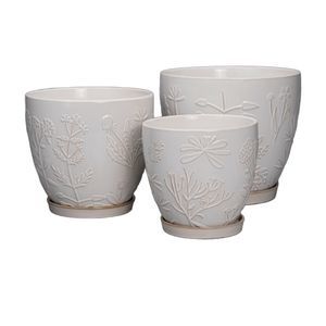 vaso da giardino in ceramica smaltata