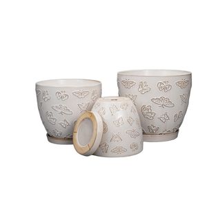 vaso da giardino in ceramica smaltata
