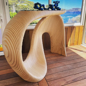 banco reception in legno 1