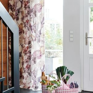 tendina voile a fiori