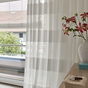 tendina voile a righe