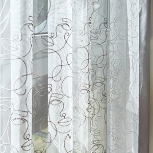 tendina voile a motivi