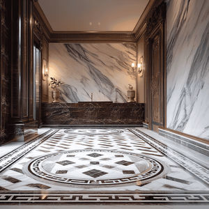 rosone per parquet in pietra 1
