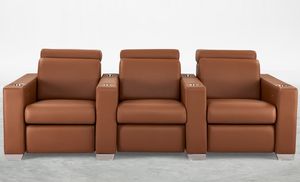poltrona per cinema in pelle