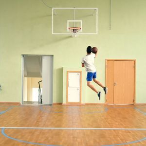 tabellone da pallacanestro in acciaio galvanizzato
