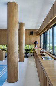 colonna in legno